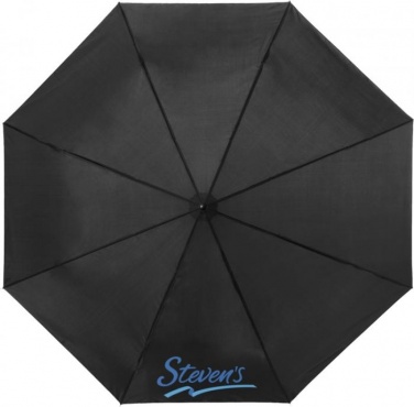 Logo trade promotional merchandise picture of: Ida 21.5" foldable umbrella, black