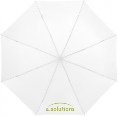 Logotrade business gifts photo of: Ida 21.5" foldable umbrella, white