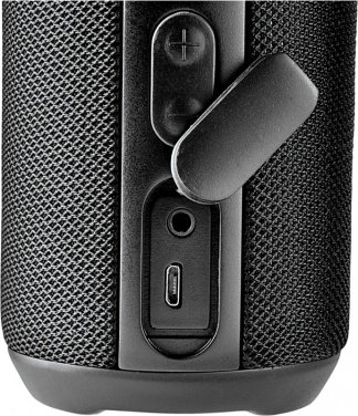 Logotrade promotional merchandise picture of: Rugged fabric waterproof Bluetooth® speaker, black