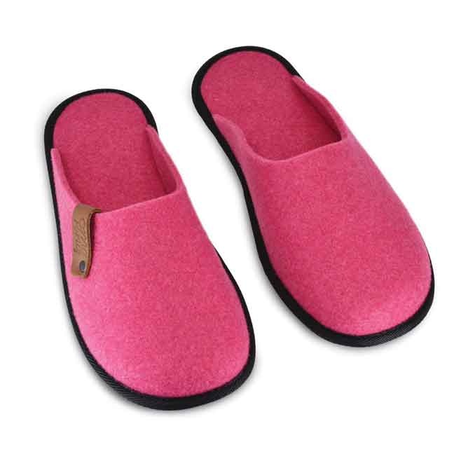 Logotrade promotional items photo of: Recycled rPET plastic slippers, pink