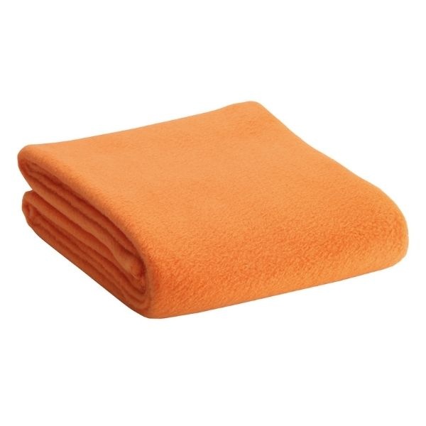 Logotrade promotional giveaway image of: Menex blanket, orange