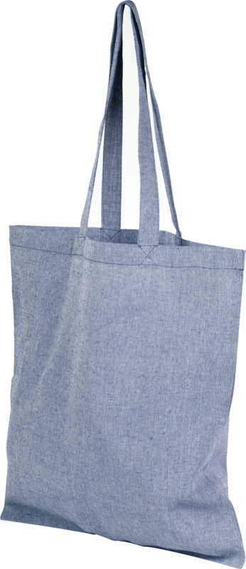Logotrade advertising products photo of: Pheebs recycled cotton tote bag, light blue
