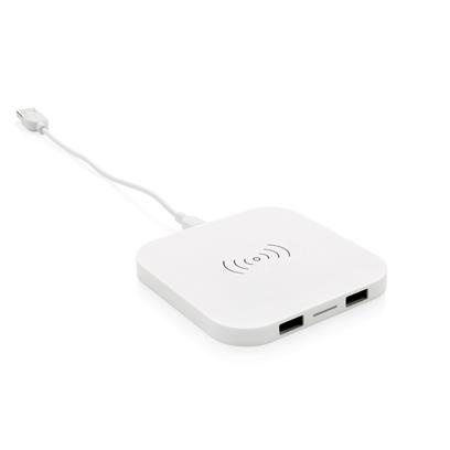 Logotrade advertising products photo of: Wireless 5W charging pad, white