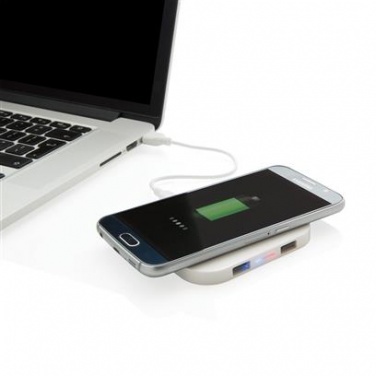Logotrade promotional merchandise photo of: Wireless 5W charging pad, white