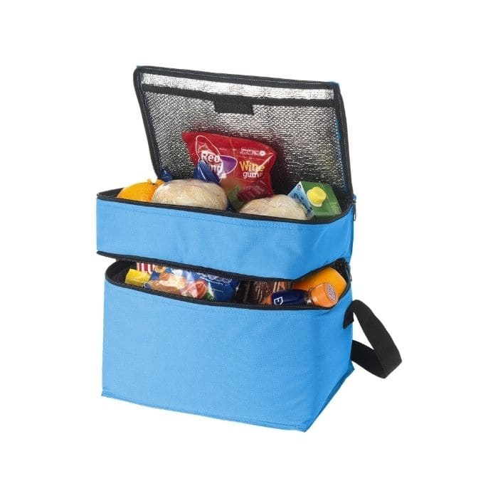 Logo trade corporate gifts picture of: Oslo cooler bag, light blue