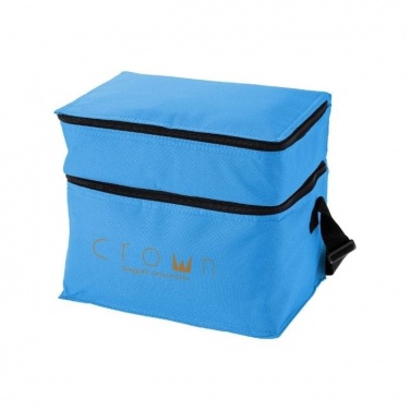 Logo trade promotional giveaways picture of: Oslo cooler bag, light blue