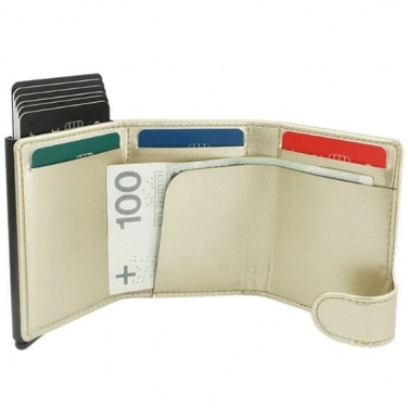 Logo trade corporate gifts picture of: RFID card holder Oxford, black