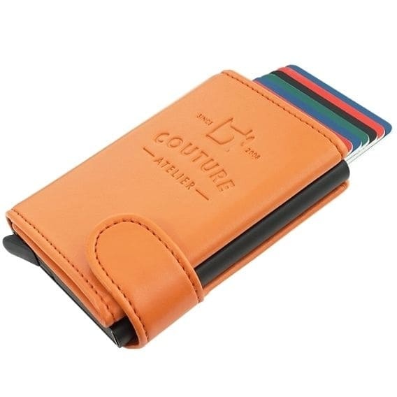 Logotrade promotional products photo of: RFID wallet Oxford, orange