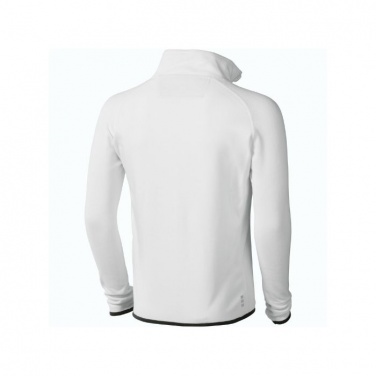 Logotrade promotional giveaway picture of: Brossard micro fleece full zip jacket, white