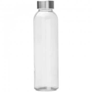 Logo trade promotional item photo of: Drinking bottle with grey lid, transparent