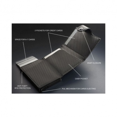 Logotrade business gift image of: Stylish Carbon RFID Card Pocket
