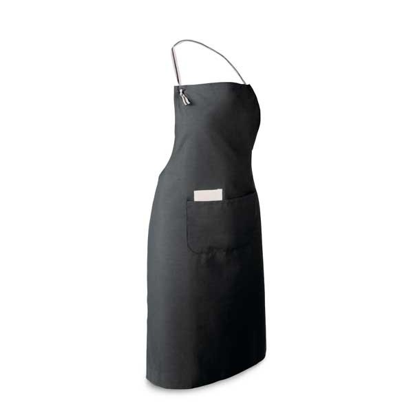 Logo trade promotional gift photo of: Apron with 2 pockets, black