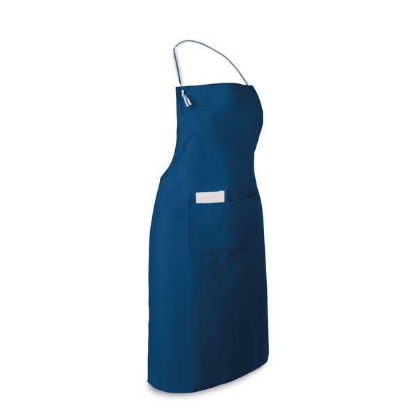 Logo trade promotional merchandise photo of: Apron with 2 pockets, blue