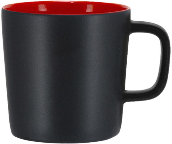Logo trade corporate gift photo of: Ebba mug 25cl, black/red