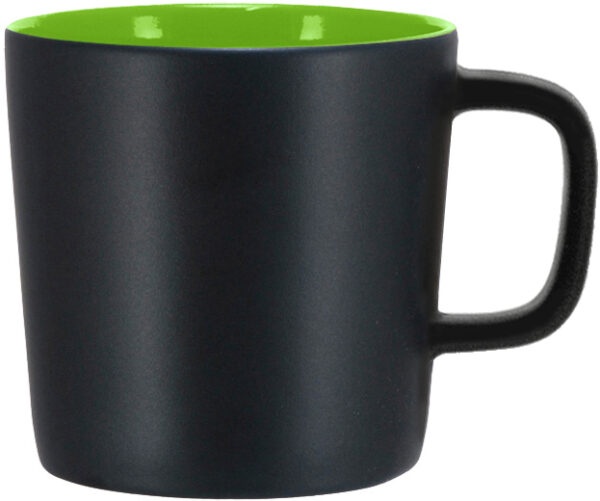 Logotrade business gift image of: Ebba mug 25cl, black/green