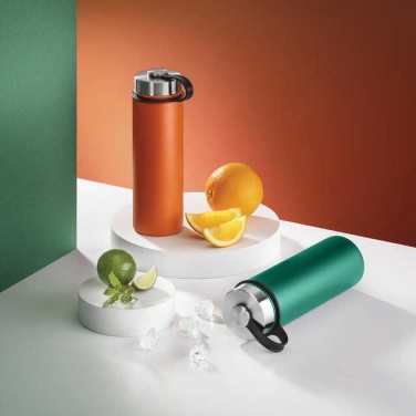 Logotrade business gift image of: Nordic Thermal Mug, 650 ml, with 2 lids, orange