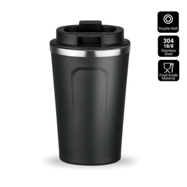 Logotrade advertising product image of: Nordic coffe mug, 350 ml, black