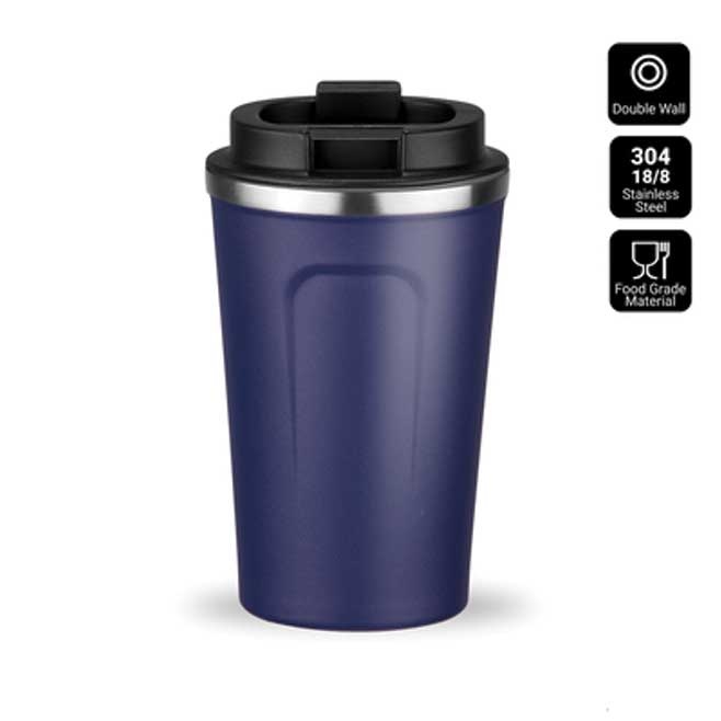 Logotrade promotional merchandise picture of: Nordic coffe mug, 350 ml, navy blue