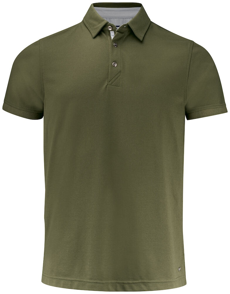 Logo trade corporate gifts image of: Advantage Premium Polo Men, Ivy green