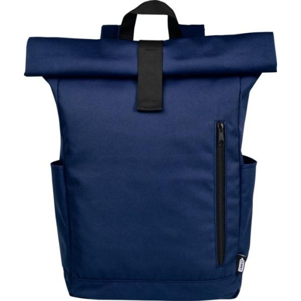 Logotrade promotional item image of: Cool Byron 15.6" roll-top backpack 18L, dark blue