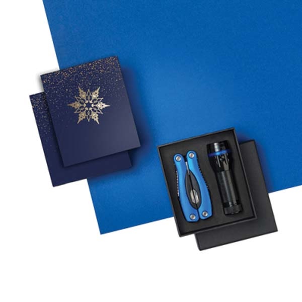 Logotrade promotional product picture of: Gift set Colorado II - torch & large multitool