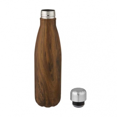 Logo trade promotional gifts picture of: Cove vacuum insulated stainless steel bottle, 500 ml, brown