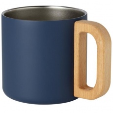 Bjorn 360 ml RCS certified recycled stainless steel mug, blue