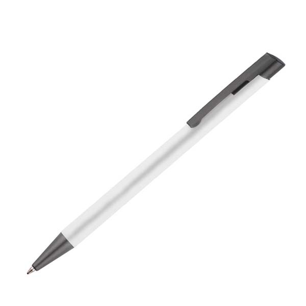 Logotrade advertising product picture of: Soft touch ballpen Optima, white