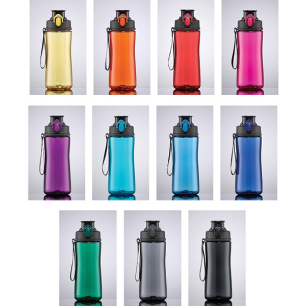 Logotrade corporate gift image of: Neon water bottle TRITAN™, 580ml