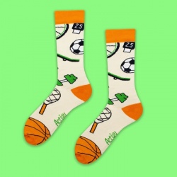 Logo trade promotional giveaways picture of: Custom woven SOCKS with your logo