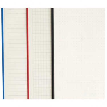 Logo trade promotional items image of: Grid notebook Shady GRS A5, red