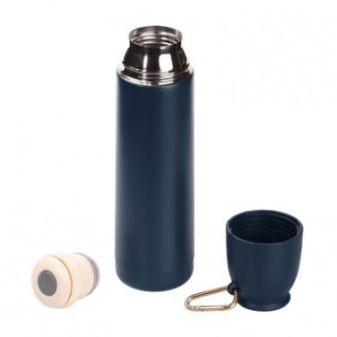 Logotrade promotional items photo of: Thermos 500 ml Air Gifts with carabiner, navy blue