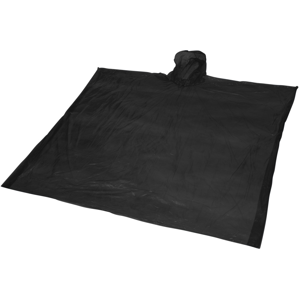 Logo trade promotional gifts picture of: Ziva disposable rain poncho with storage pouch