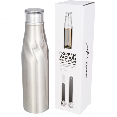 Logotrade promotional giveaway image of: Hugo 650 ml seal-lid copper vacuum insulated water bottle