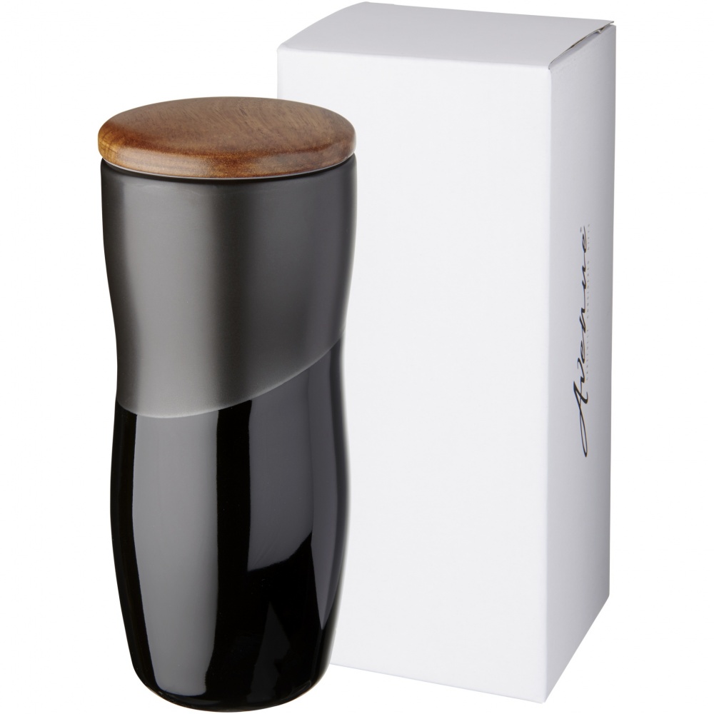 Logotrade promotional giveaway picture of: Double-walled ceramic tumbler Reno 370 ml