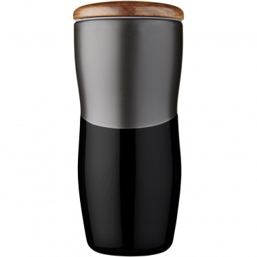 Logo trade promotional gift photo of: Double-walled ceramic tumbler Reno 370 ml