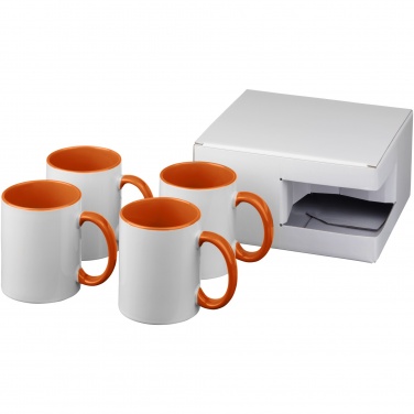 Logotrade promotional item picture of: Ceramic sublimation mug 4-pieces gift set