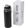 Gessi 590 ml copper vacuum insulated sport bottle, Solid black