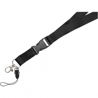 Logotrade promotional merchandise photo of: Sagan phone holder lanyard with detachable buckle