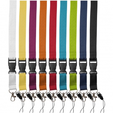 Logotrade promotional merchandise picture of: Sagan phone holder lanyard with detachable buckle