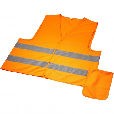 Logo trade promotional gifts picture of: RFX™ Watch-out XL safety vest in pouch for professional use