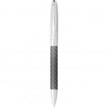 Logotrade corporate gift image of: Winona ballpoint pen with carbon fibre details