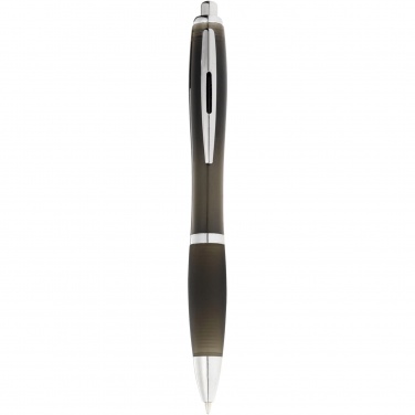 Logotrade promotional item picture of: Nash ballpoint pen coloured barrel and black grip