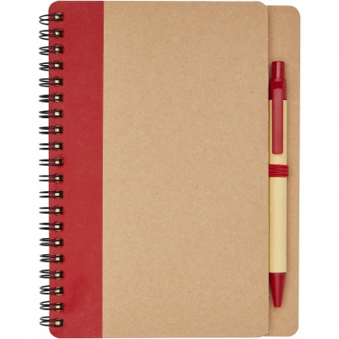 Logotrade promotional giveaway image of: Priestly recycled notebook with pen