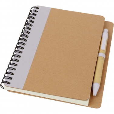 Logo trade promotional gifts picture of: Priestly recycled notebook with pen