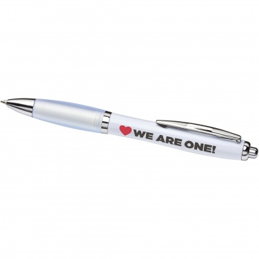 Logotrade promotional merchandise photo of: Nash ballpoint pen with coloured barrel and grip