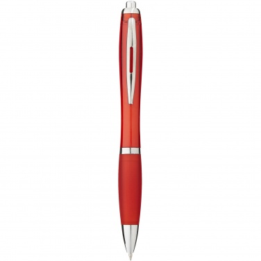 Logotrade corporate gift picture of: Nash ballpoint pen with coloured barrel and grip