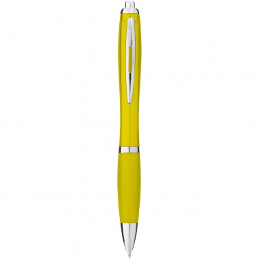 Logotrade promotional merchandise image of: Nash ballpoint pen with coloured barrel and grip