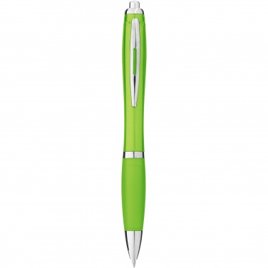 Logotrade promotional item picture of: Nash ballpoint pen with coloured barrel and grip