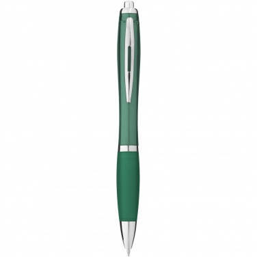 Logotrade promotional giveaway image of: Nash ballpoint pen with coloured barrel and grip